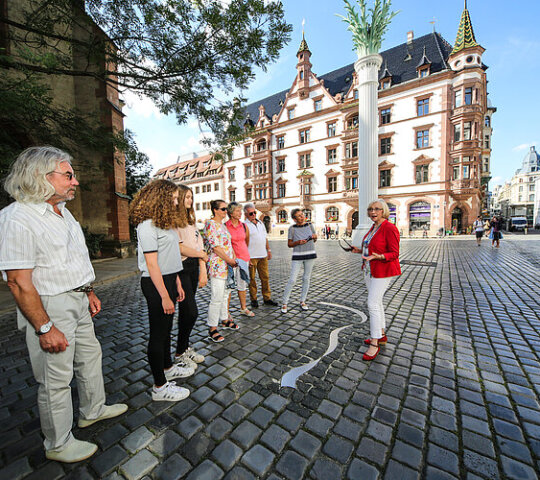 14h00 : promenade dans la ville de Leipzig depuis l'office du tourisme